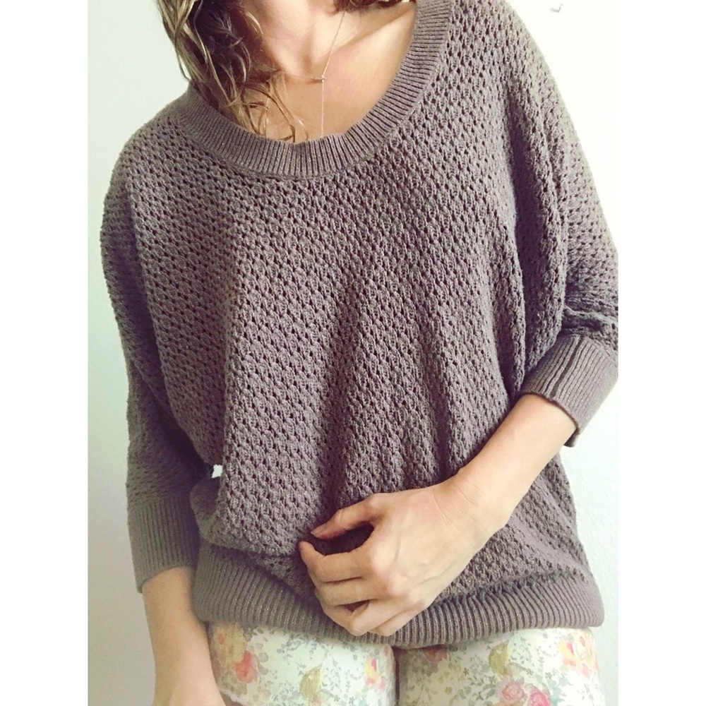 Express knit sand and bronce femenine sweater🔵🔵